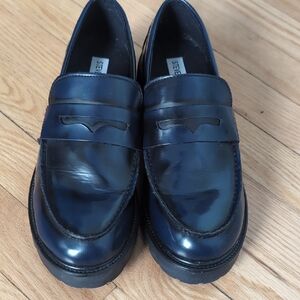 Women's Black/Navy Loafers